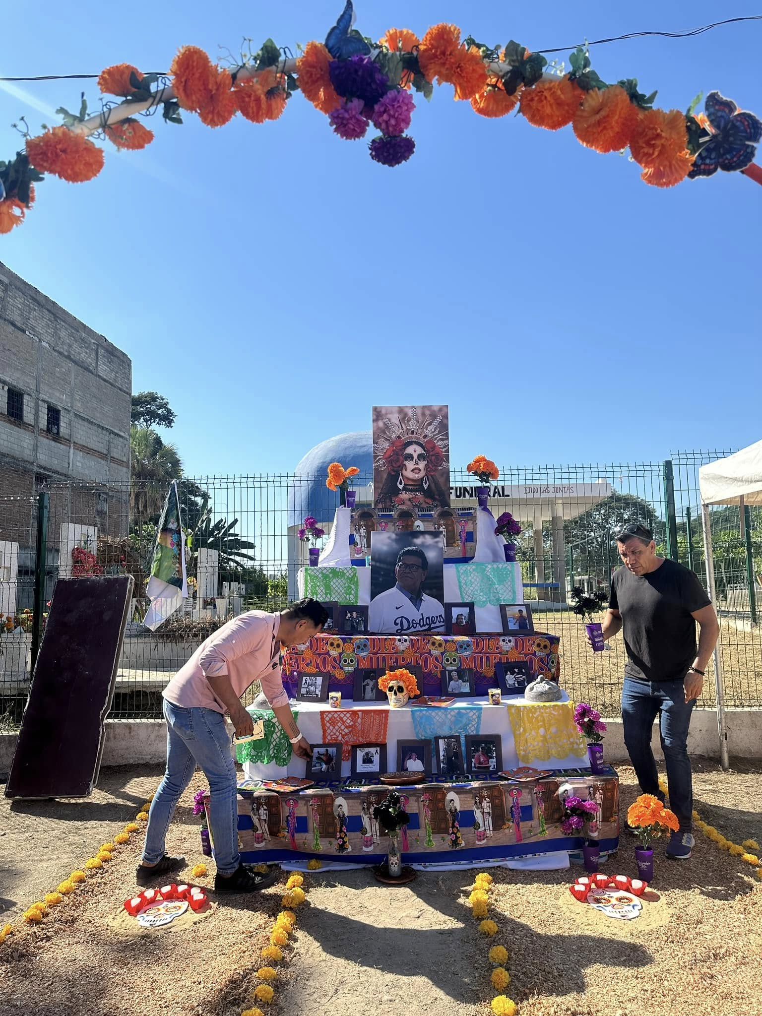 Altar de muertos de la familia COMUDE